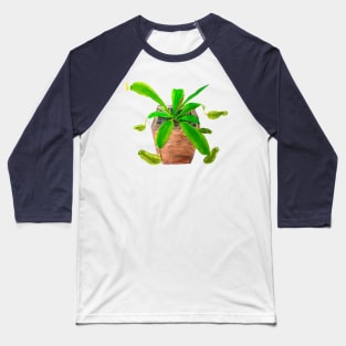 tropical pitcher plant watercolor painting Baseball T-Shirt